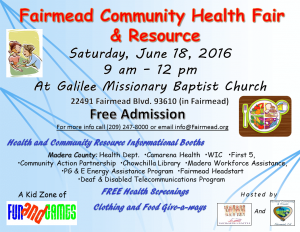 Health Fair flyer FCF 6-18-16 w-resources